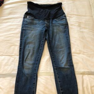 AG Maternity Jeans (Dark Wash, Size 26)